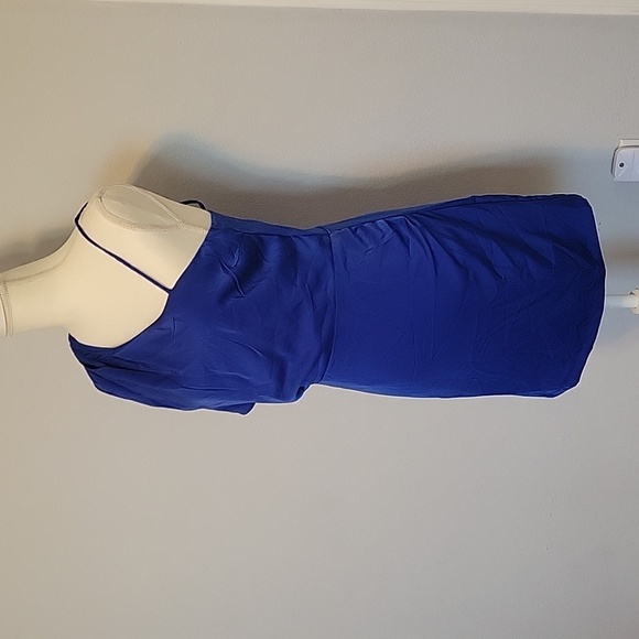 TCEC Blue One-Shoulder Mini Dress, Size M - Picture 4 of 7